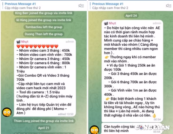 nguoi dung lo lang khi tran lan dich vu hack camera tren mang hinh 2