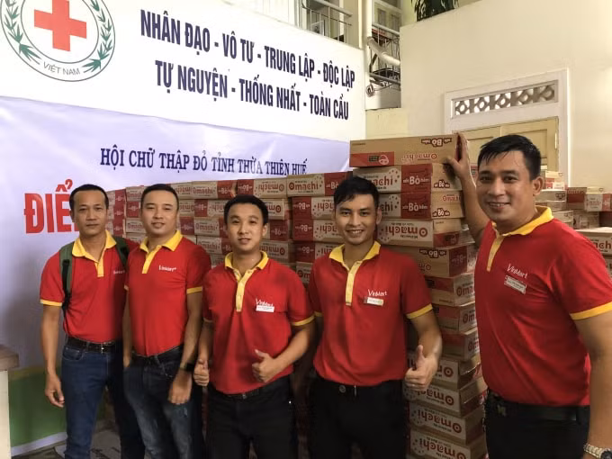 Các sản phẩm của Masan Consumer đã được trao tặng cho đồng bào miền Trung trong đợt bão lũ lịch sử năm 2020