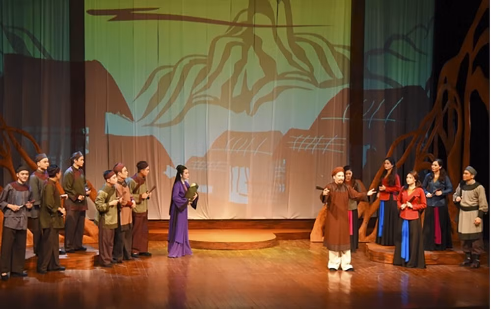 san khau van khat kich ban hay can lam su dan than voi nghe hinh 1