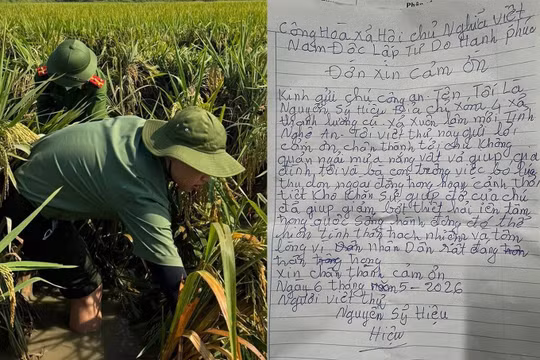 Xúc động “lá đơn” nguệch ngoạc của lão nông gửi cán bộ công an