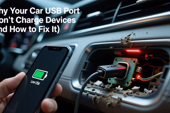 Nguyên nhân và cách xử lý cổng usb ô tô lỗi, hỏng