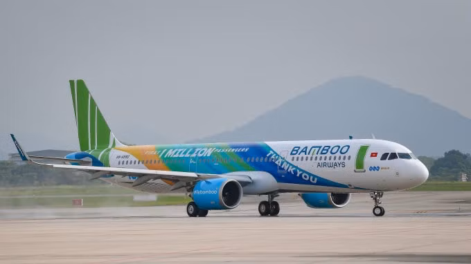 Hãng hàng không Bamboo Airways.