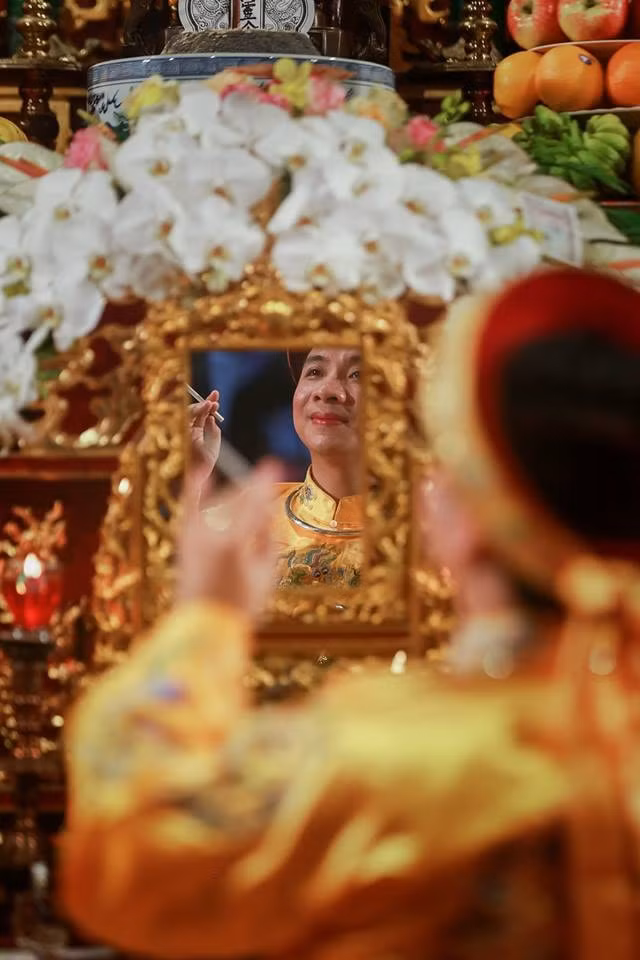 Thanh đồng Vũ Thanh Bình, đền Bảo Ninh, Hải Hậu, Nam Định. Ảnh: Long Hưng