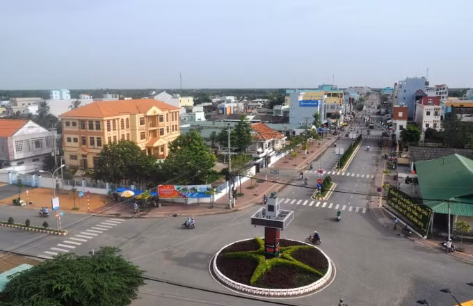 Thị xã Vĩnh Châu, tỉnh Sóc Trăng đang trong quá trình đô thị hóa mạnh mẽ.