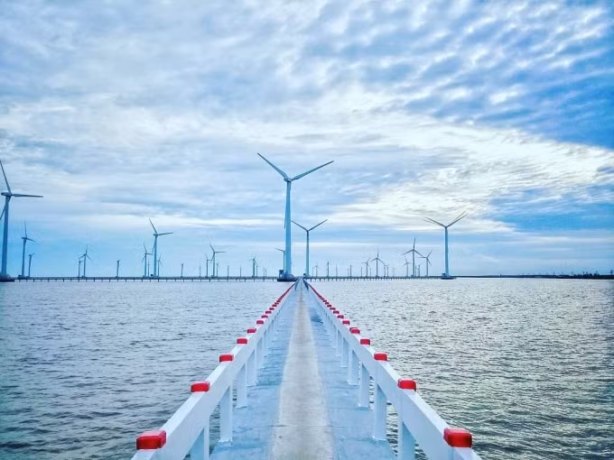 Cùng với Vietsovpetro, PVC-MS là nhà thầu chính chế tạo, lắp đặt cho dự án điện gió Kê Gà trên biển Bình Thuận.