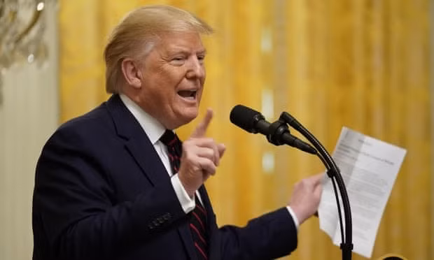 Ông Trump nhiều lần tấn công các cơ quan truyền thông được ông coi là đưa tin giả 