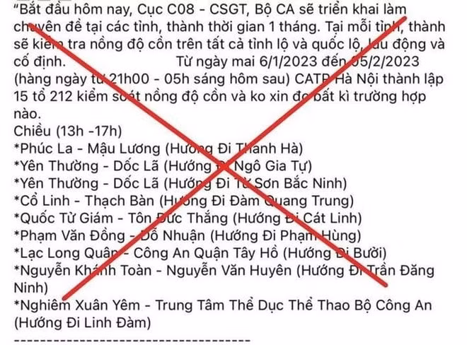 cong an tp ha noi bac tin lap 15 to kiem soat nong do con hinh 1
