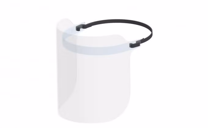 Mẫu mặt nạ bảo hộ cho các nhân viên y tế của Apple sản xuất