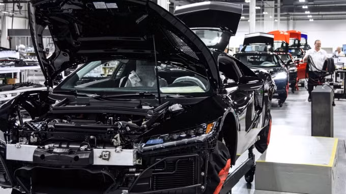 Các lệnh phong tỏa, cách ly xã hội khiến hoạt động sản xuất của Honda Motor tại Mỹ bị gián đoạn - Ảnh: Reuters