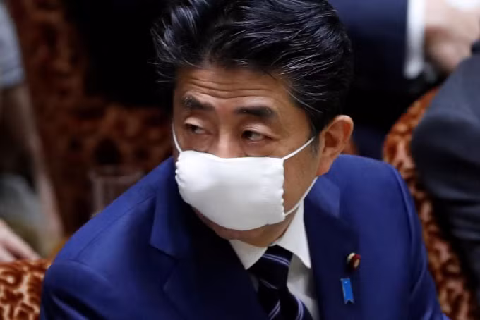 Thủ tướng Nhật Bản Shinzo Abe. Ảnh: Reuters