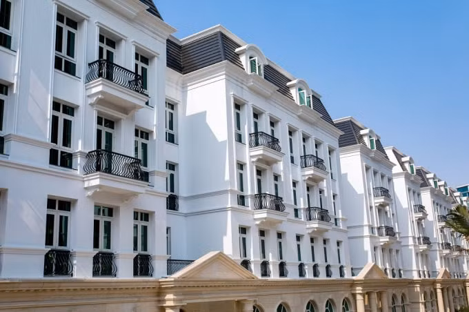 Khối thấp tầng tại dự án Grandeur Palace - Giảng Võ của VPI đã đi vào giai đoạn hoàn thiện.