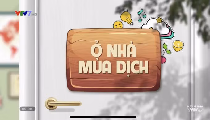 Chương trình của VTV sản xuất giúp cha mẹ trẻ có thêm sự lựa chọn học tập cho các con khi ở nhà mùa dịch. Ảnh: Dương Lâm