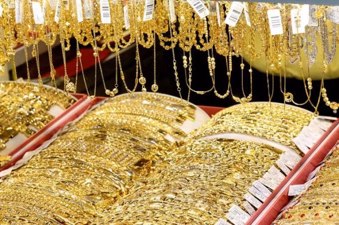 Thị trường vàng đang có xu hướng giảm. Ảnh minh họa