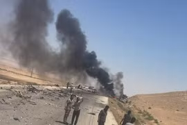 Va chạm giữa hai xe buýt ở Syria khiến ít nhất 35 người thiệt mạng