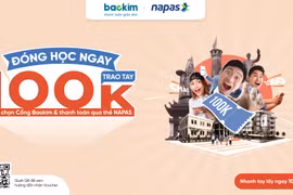 Bùng nổ ưu đãi, giảm ngay 100.000 đồng khi thanh toán học phí qua cổng thanh toán bảo kim bằng thẻ NAPAS