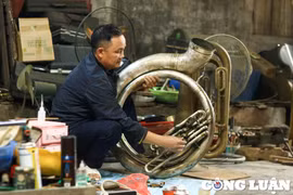 Thú vị những câu chuyện về làng làm kèn đồng thủ công Phạm Pháo (Nam Định)