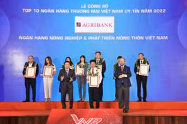 Agribank khẳng định thương hiệu bằng những Giải thưởng uy tín