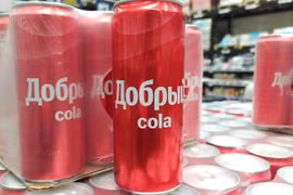 Sản phẩm thay thế Cola-Cola vượt qua doanh số lịch sử tại Nga