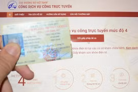 Mỗi ngày tiếp nhận khoảng 1.000 hồ sơ cấp đổi giấy phép lái xe trực tuyến