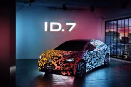 Xe điện Volkswagen ID.7 nổi bật với khả năng đổi màu
