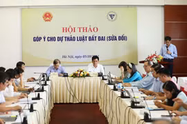Khẩn trương báo cáo kết quả lấy ý kiến nhân dân dự thảo Luật Đất đai (sửa đổi)