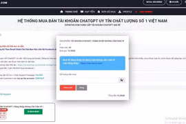 “Nở rộ” dịch vụ mua bán, tạo tài khoản ChatGPT trên mạng xã hội