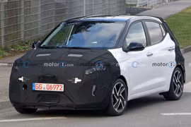 Hyundai Grand i10 2024 chạy thử trên đường, thay đổi kiểu dáng