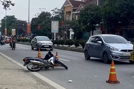 Tạm giữ hình sự nam thanh niên lao xe vào CSGT ở Nghệ An
