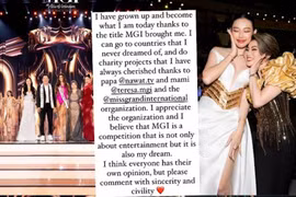 Hoa hậu Thùy Tiên lên tiếng trước thông tin Miss Grand International bị nói là "cuộc thi tệ nhất"