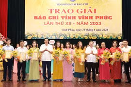 Giải Báo chí tỉnh Vĩnh Phúc lần thứ XII: Khen thưởng 35 tác phẩm xuất sắc
