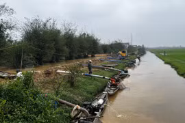 Quảng Trị: Hơn 2.000 ha lúa bị ngập úng do mưa lớn
