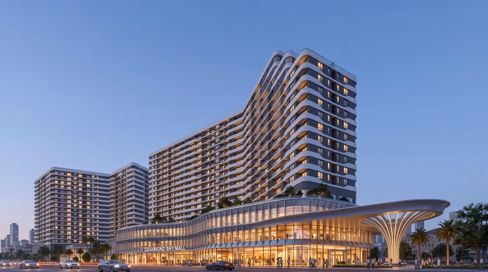 Căn hộ cao cấp và trung tâm thương mại Diamond Sky