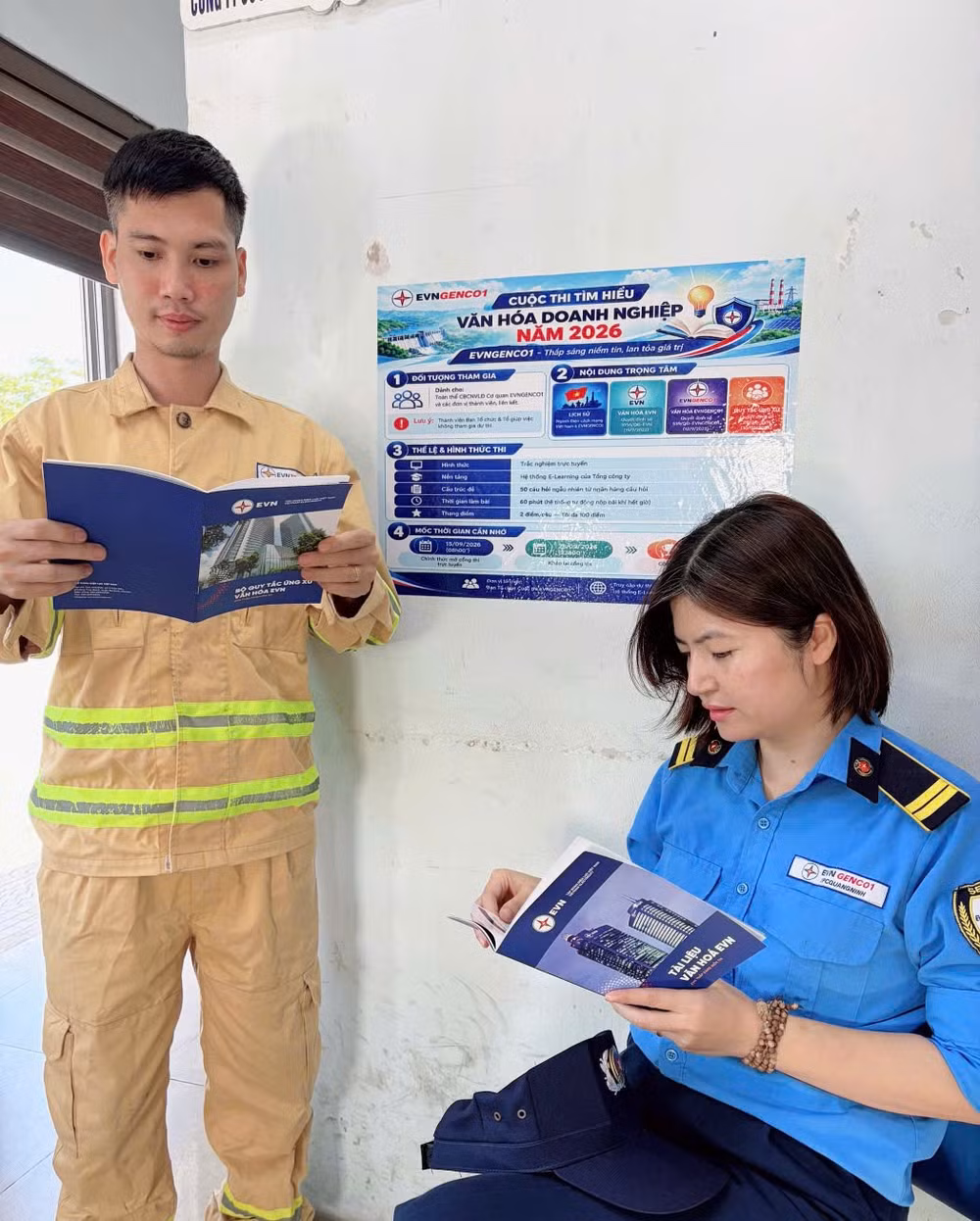 QTP sôi nổi hưởng ứng Cuộc thi “Tìm hiểu Văn hóa doanh nghiệp EVNGENCO1 năm 2026" ảnh 3