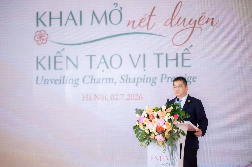 Ông Nguyễn Vũ Anh Tú – Tổng Giám đốc Công ty Cổ phần Địa ốc Phú Long khẳng định niềm tin vào giá trị bền vững của Estiva Charm. Ảnh: Keppel