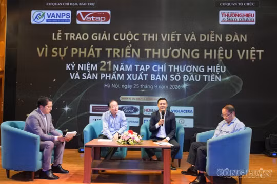 21 năm Tạp chí Thương hiệu và Sản phẩm: Khơi dậy niềm tự hào thương hiệu Việt 