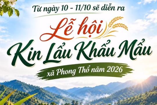 Độc đáo Lễ hội Kin Lẩu Khẩu Mẩu của người Thái ở Phong Thổ