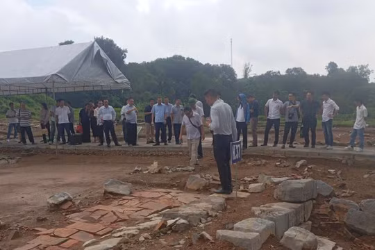 Lộ diện hạ tầng ngầm 600 năm trước tại Đàn tế Nam Giao - Thành nhà Hồ