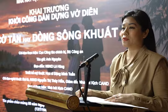 Nhà hát Kịch Công an nhân dân khởi công vở kịch nói ‘Cờ tàn’ 