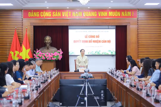 Bộ Văn hóa, Thể thao và Du lịch bổ nhiệm 4 Cục trưởng 