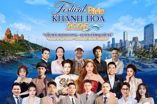 Dàn sao hội tụ, sẵn sàng bùng nổ tại Festival Biển Khánh Hòa 2026