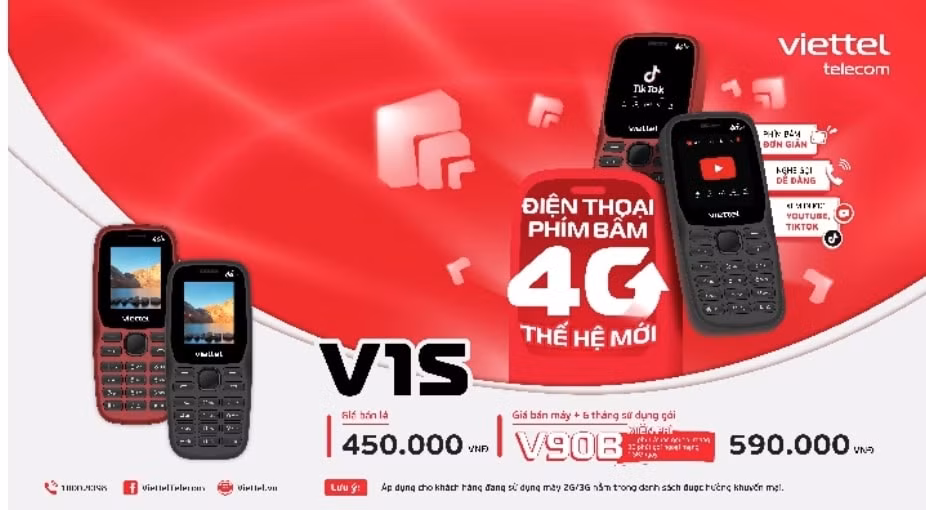viettel ra mat dien thoai 4g v1s co tinh nang dac biet gia chi tu 590000d hinh 1