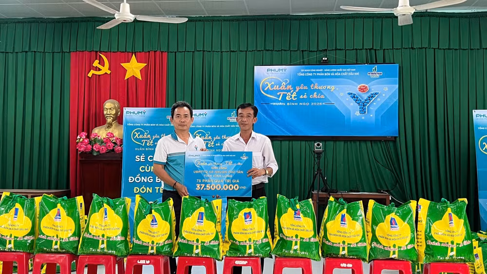 PVFCCo - Phú Mỹ sẽ trao tặng hơn 16.000 phần quà Tết tại 23 tỉnh thành trên cả nước (2)