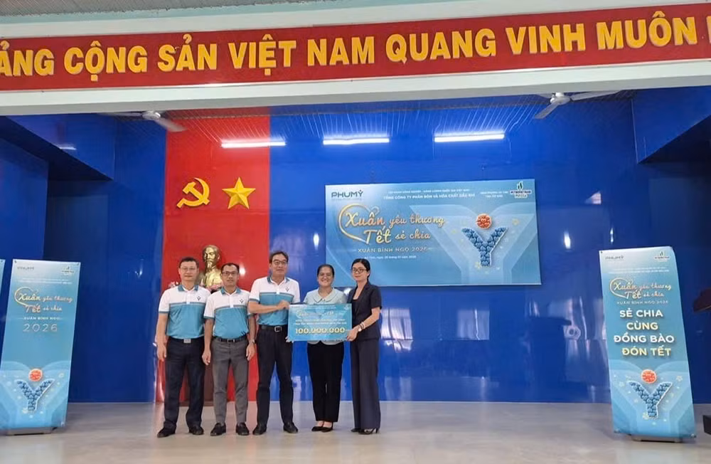 PVFCCo - Phú Mỹ sẽ trao tặng hơn 16.000 phần quà Tết tại 23 tỉnh thành trên cả nước (8)