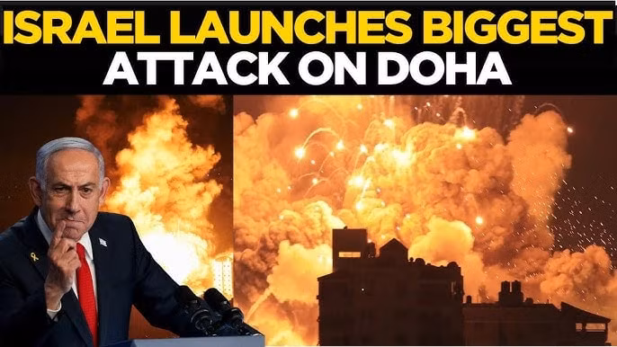 Israel tan cong Doha 1
