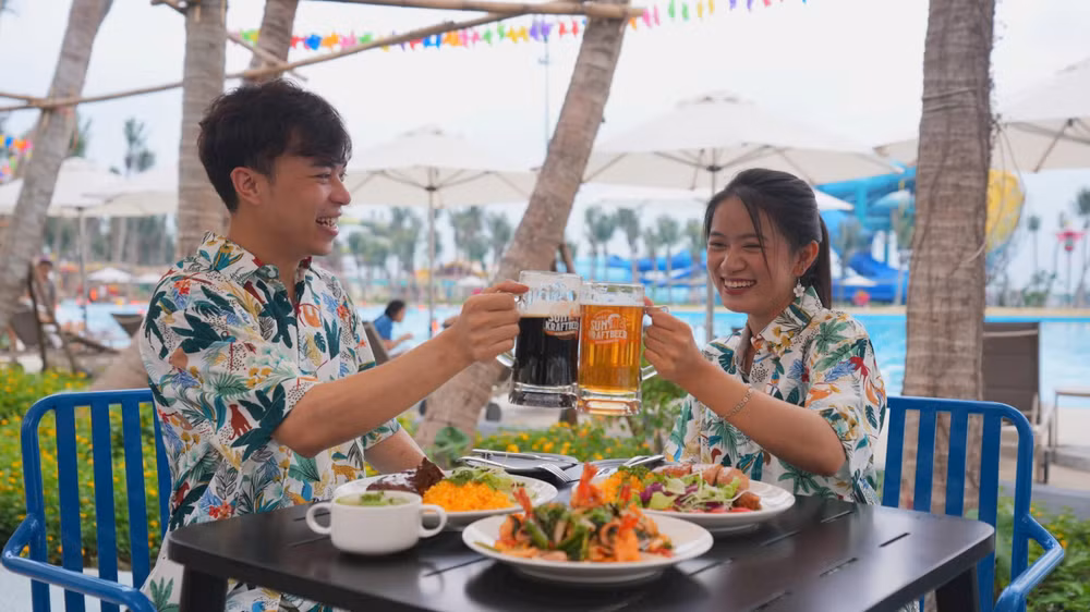 Ẩm thực tại Sun world Ha Nam