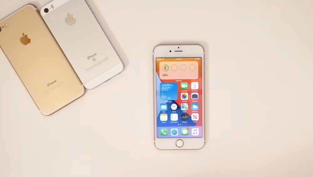 iPhone 6s chạy phiên bản iOS 14 beta iOS 14.