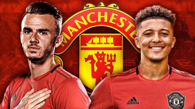 Maddison và Sancho là những mục tiêu hàng đầu của MU. Ảnh: Getty