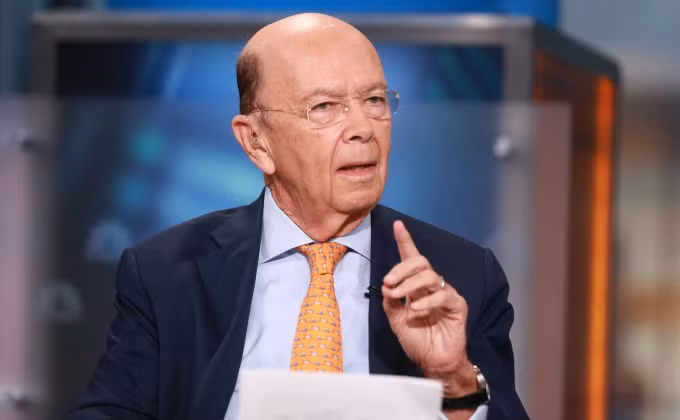 Bộ trưởng Thương mại Mỹ Wilbur Ross. Ảnh: CNBC