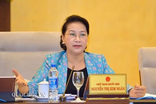 Chủ tịch Quốc hội Nguyễn Thị Kim Ngân.