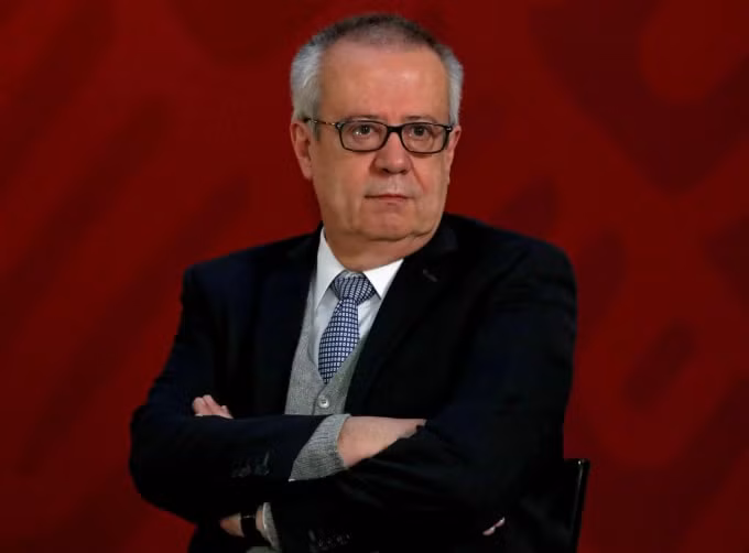 Cựu Bộ trưởng Tài chính Mexico Carlos Urzua. Ảnh: Reuters